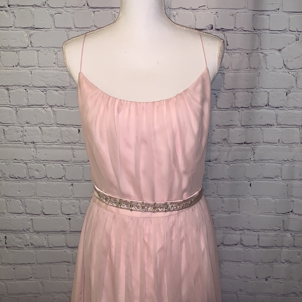 💕 Lela Rose pink chiffon evening gown. Size 16💕 - Picture 5 of 10